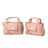 Suavinex Baby Trolley Bag Rectangular Bread Bag Poetry Pink