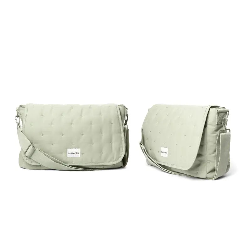 Suavinex Maternity Handbag Poetry Green Shoulder Bag