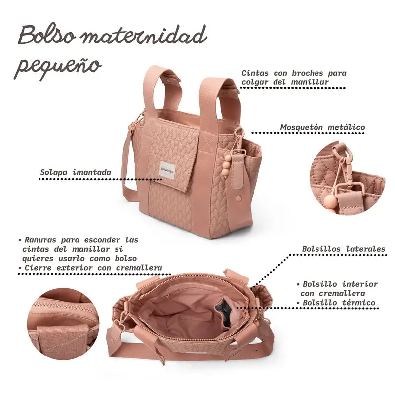 Suavinex Organiser Bag, Pink