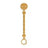 Suavinex Silicone Clip, Pacifier Holder With One Piece Silicone Chain, +0 Months, Colour Essence, Mustard