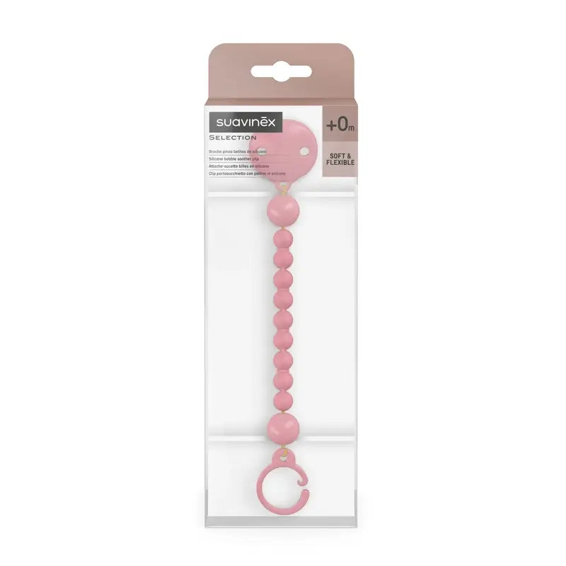 Suavinex Silicone Clamp, Fuchsia