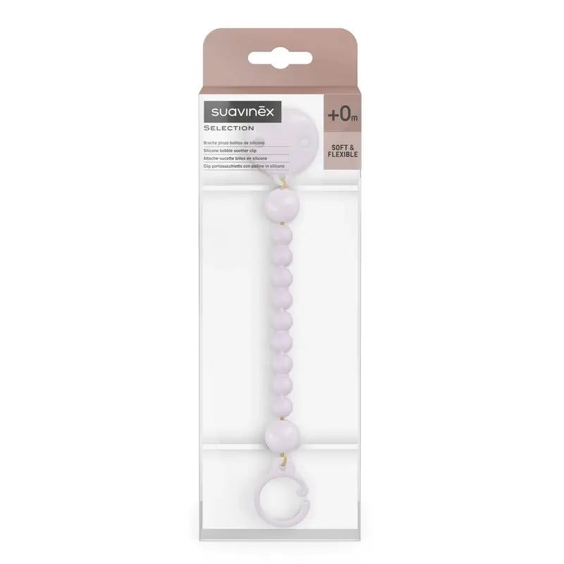 Suavinex Silicone Clamp, Lavender