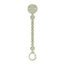 Suavinex Silicone Pin Clip, Green