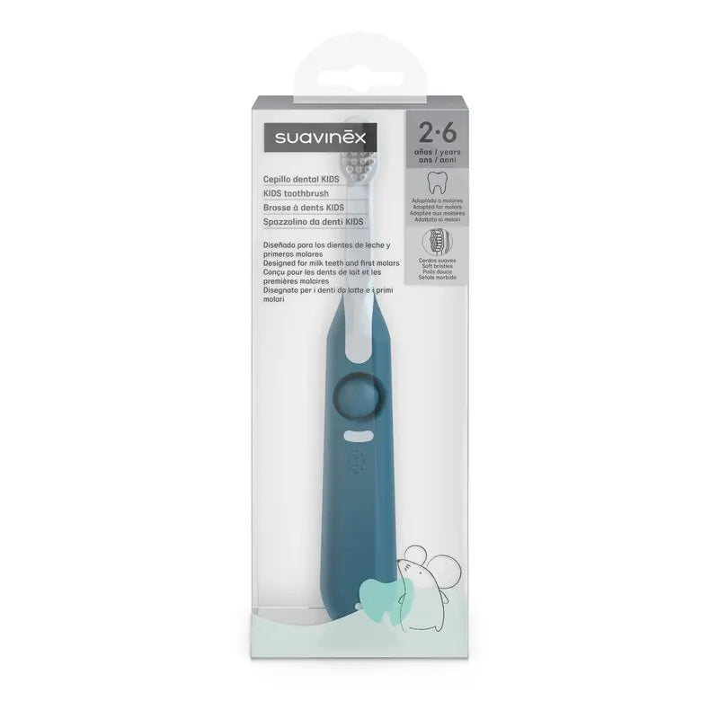 Suavinex Infant Toothbrush 2 to 6 Years, Blue