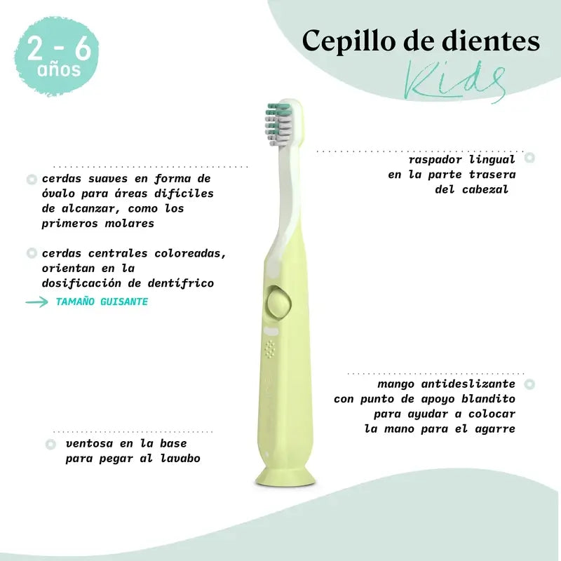 Suavinex Toothbrush Infant Toothbrush 2 to 6 years, Pink