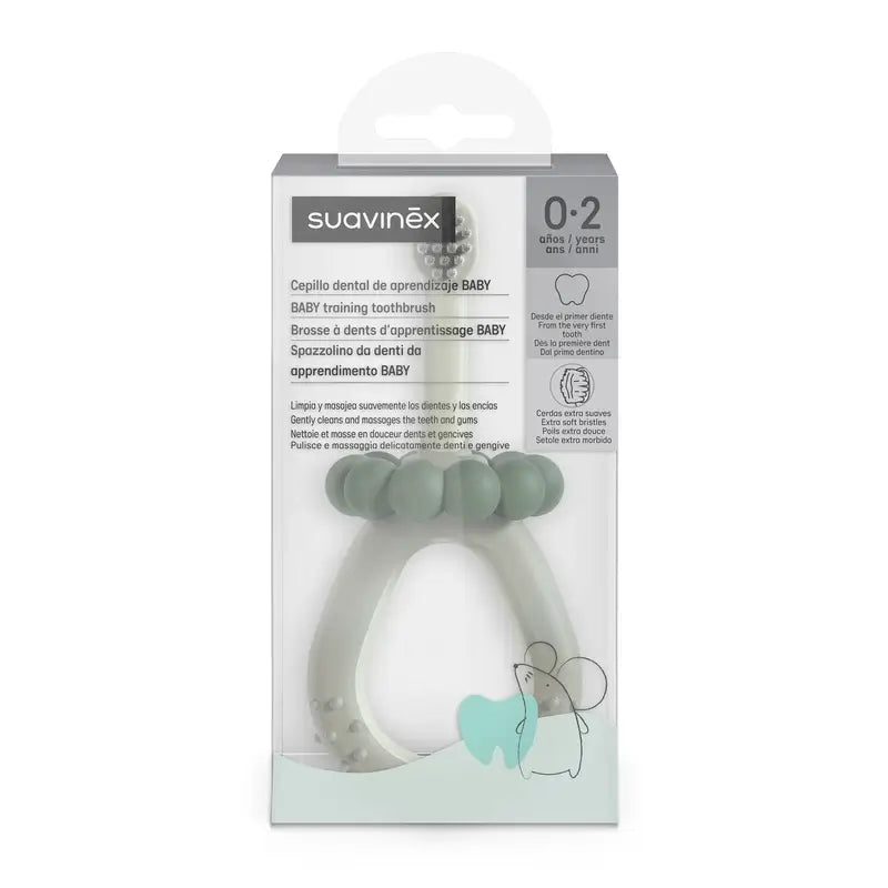 Suavinex Baby Toothbrush 0-2 Years, Green