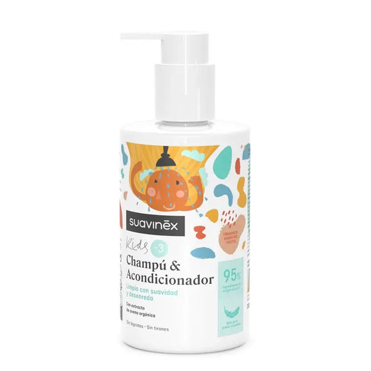 Suavinex Conditioning Shampoo 3 To 10 Years, 300 Ml