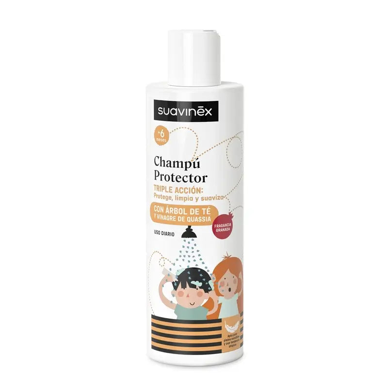 Suavinex Anti-lice Shampoo, +6 Months, 250 Ml