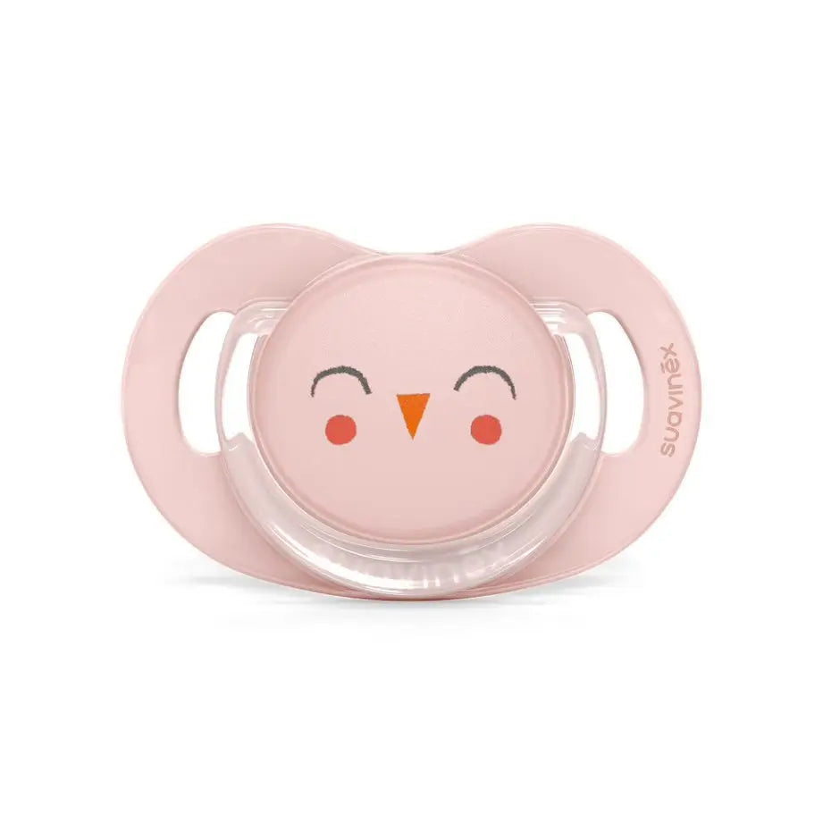 Suavinex Premium Soother For Babies 6-18 Months. Soother With Physiological Silicone Teat Sx Pro. Bonhomia, Pink