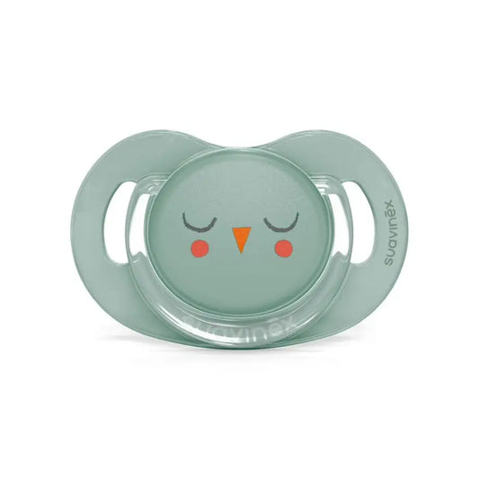Suavinex Premium Soother For Babies 6-18 Months. Soother With Physiological Silicone Teat Sx Pro. Bonhomia, Green