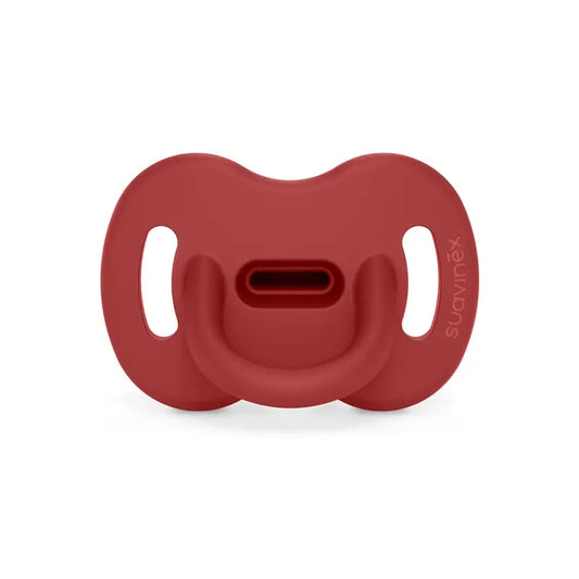 Suavinex Pacifier All Silicone Physiological Sx Pro, 0/6 Months, Chili Pepper