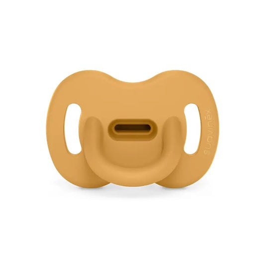 Suavinex Pacifier All Silicone Physiological Sx Pro, 6/18 Months, Honey