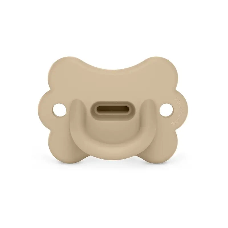 Suavinex Pacifier All Silicone Soother Sx Pro, 6/18 Months, Irish Cream Butterfly