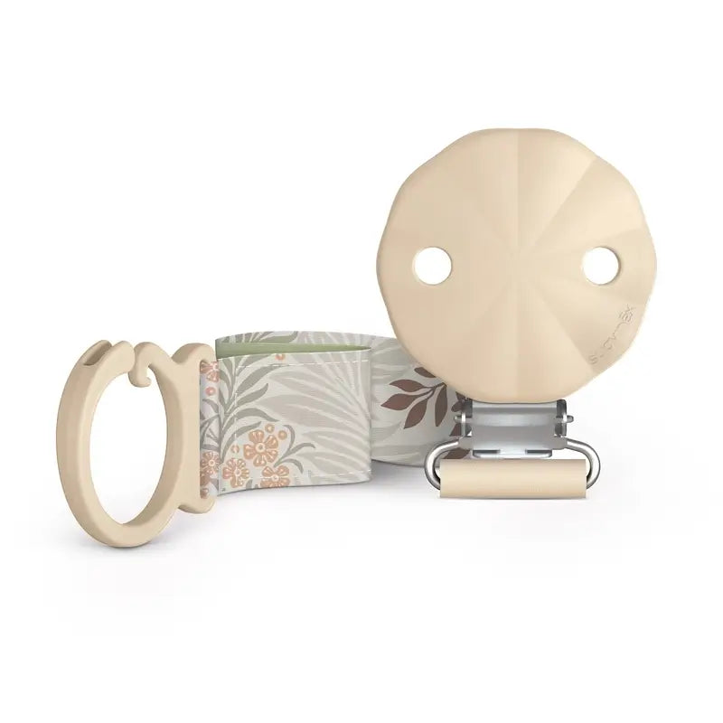 Suavinex Fabric Pacifier +0 Months, Poetry Beige