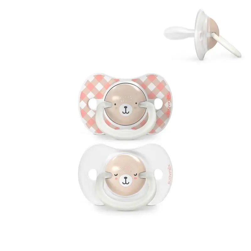 Suavinex Night & Day soothers Night & Day Teat Sx Pro 6/18 Months Pink, 2 units