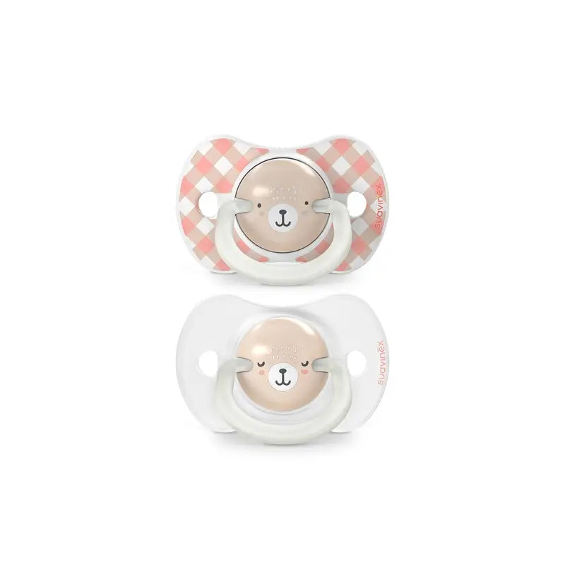 Suavinex Night & Day soothers Night & Day Teat Sx Pro 6/18 Months Pink, 2 units