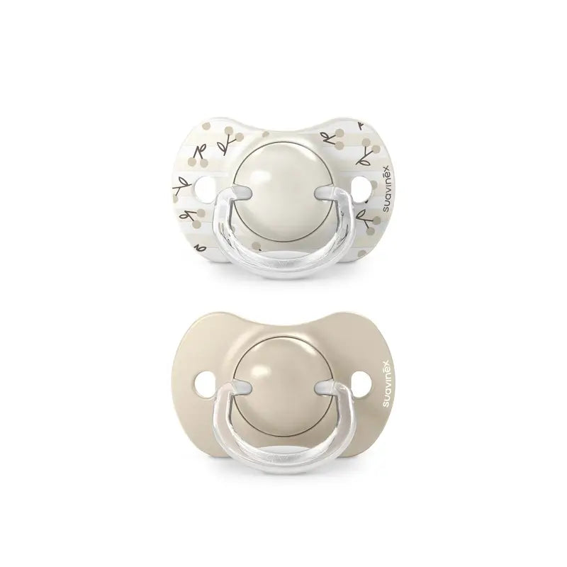 Suavinex Pacifiers Sx Pro Teat 0/6 Months Birdies Beige, 2 units