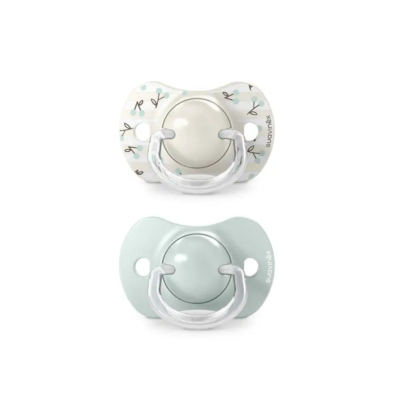 Suavinex Pacifiers Teat Sx Pro 0/6 Months Birdies Green, 2 units