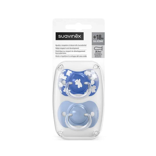 Suavinex Pacifiers Sx Pro Teat +18 Months Wild&Free Green, 2 units