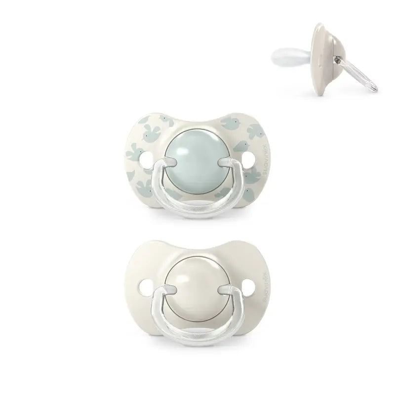 Suavinex Pacifiers Teat Sx Pro 6/18 Months Birdies Green, 2 units