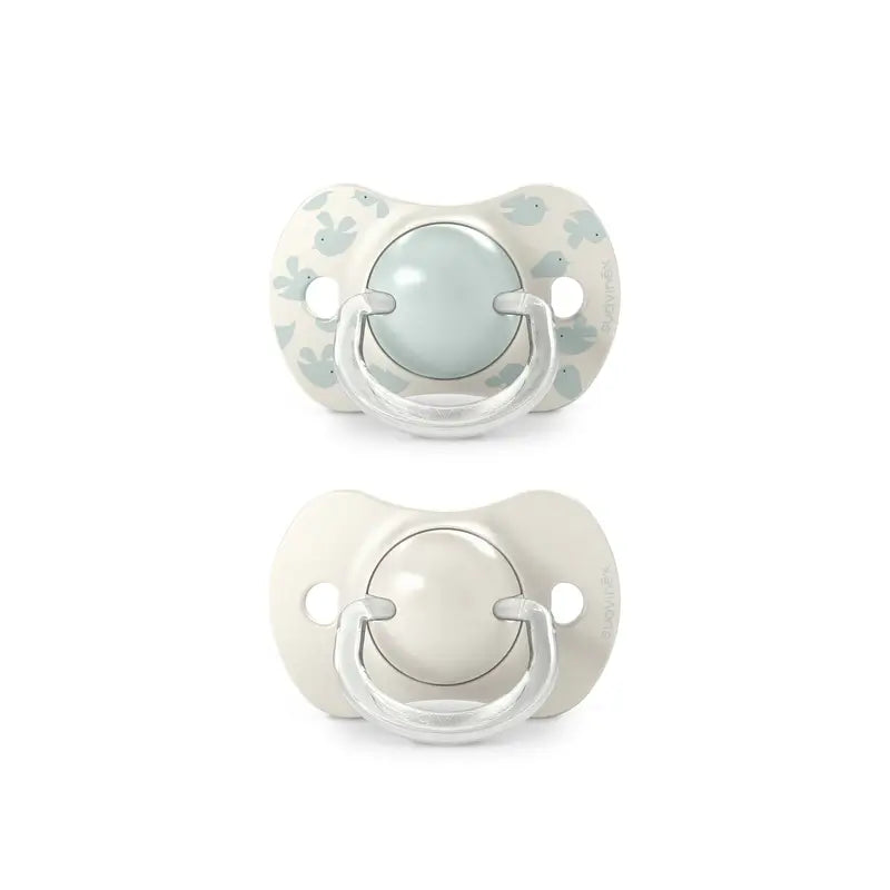 Suavinex Pacifiers Teat Sx Pro 6/18 Months Birdies Green, 2 units