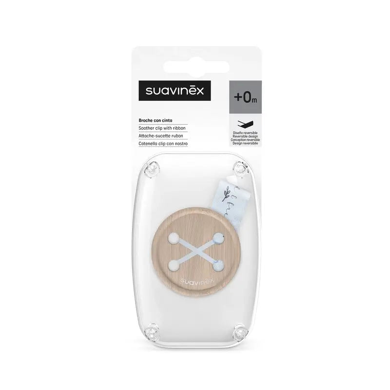 Suavinex Pacifier Tape +0 Months Wild&Free Blue