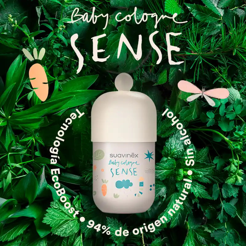 Suavinex Baby Cologne Sense, Alcohol-Free Scented Water, 100 Ml