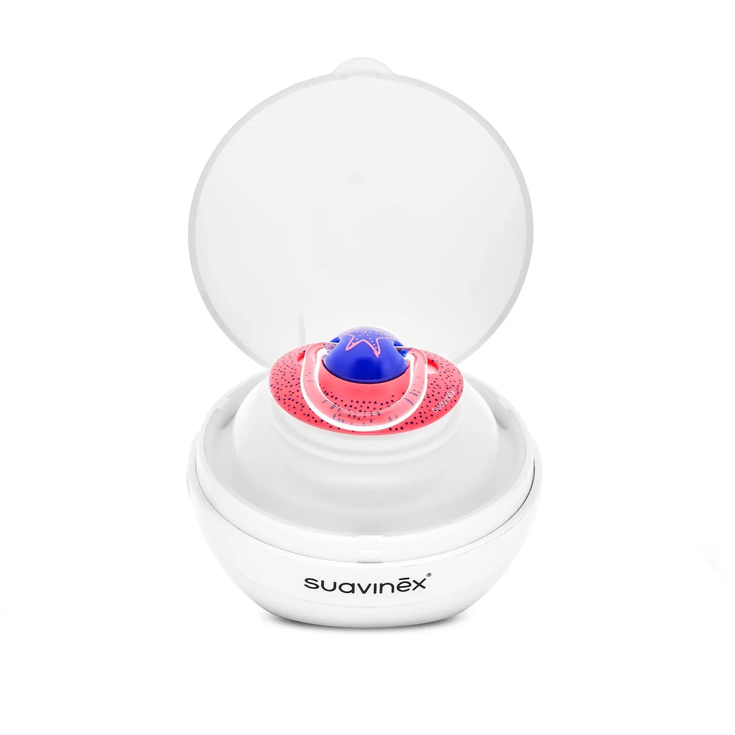 Suavinex Duccio Uv Portable Pacifier Steriliser, White