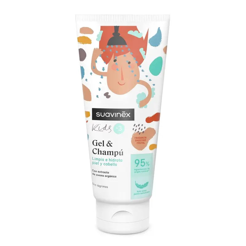 Suavinex Gel-Shampoo 3 To 10 Years, 200 Ml