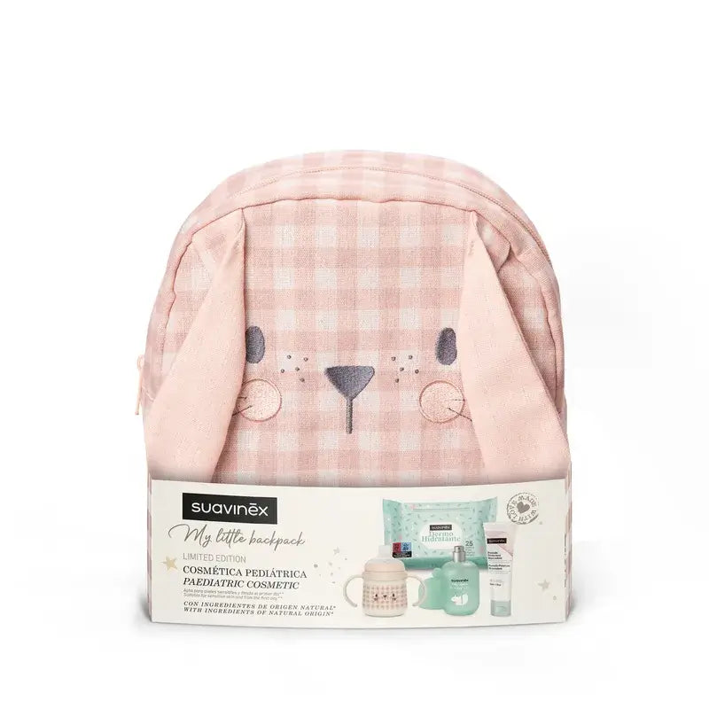 Suavinex Nursery Backpack, Rabbit, Pink