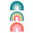 Suavinex Silicone Teether +0 Months, Rainbow, Blue