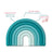 Suavinex Silicone Teether +0 Months, Rainbow, Blue