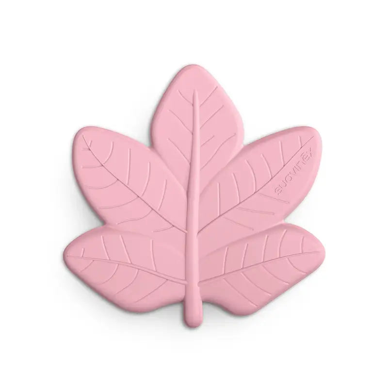 Suavinex Silicone Teether Forest, Poetry Pink