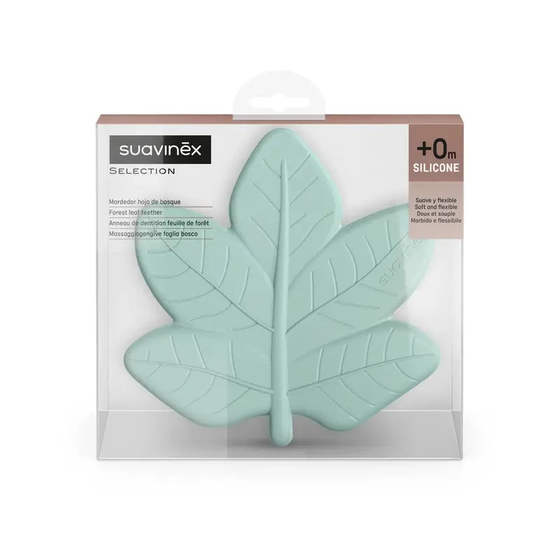 Suavinex Silicone Teether Forest, Poetry Green