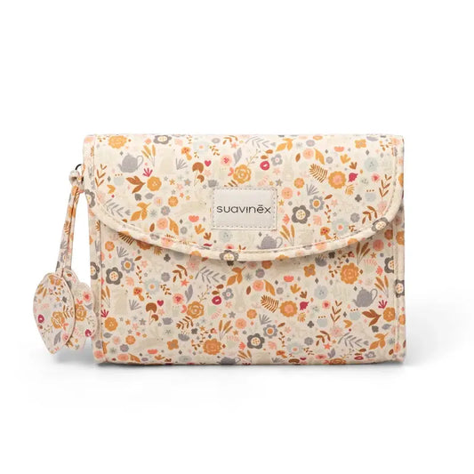Suavinex Newborn Toilet Bag Fabric, Flowers