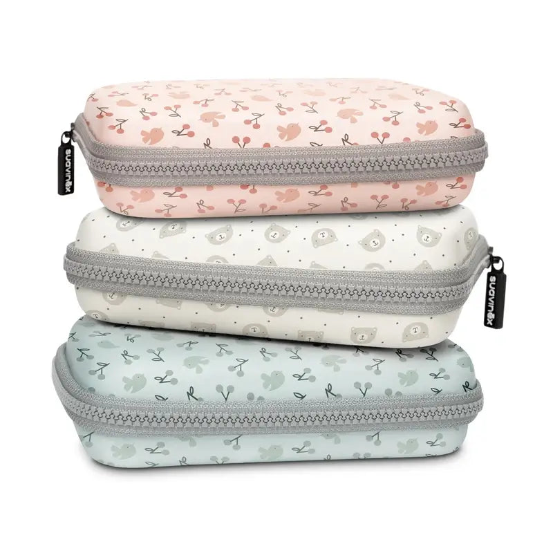 Suavinex Baby Manicure Set Toiletry Bag, Grey