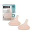 Suavinex Pack 2 Teats Zero Zero Adaptive Flow (A), +0 Months, Medium