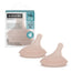 Suavinex Pack 2 Teats Zero Zero Dense Flow (L), +6 Months, Deep