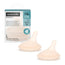 Suavinex Pack 2 Teats Zero Zero, Dense Flow (L), +6 Months, Fair