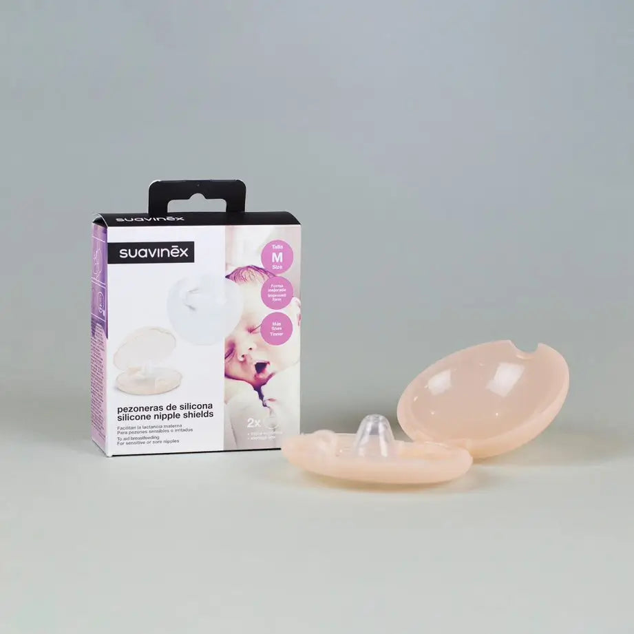 Suavinex Nipple Shields Silicone Size M 2 Uds