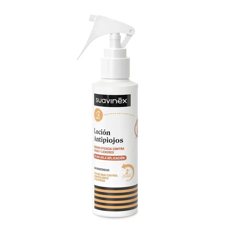 Suavinex Pack Anti-lice Lotion 125 Ml + Lice Netting, +2 Years old