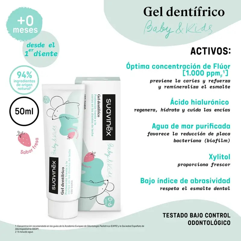 Suavinex Baby Toothpaste, 50 Ml