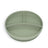 Suavinex Silicone Plate With Suction Cup And Divisions, +6 Months, Green