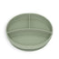 Suavinex Silicone Plate With Suction Cup And Divisions, +6 Months, Green