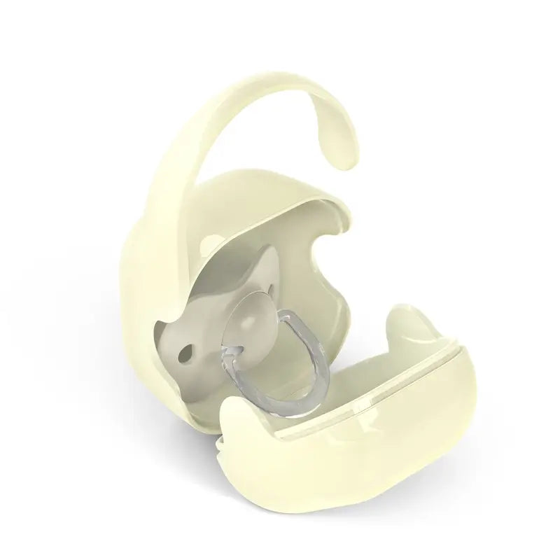 Suavinex Pacifier Holder +0 Months Birdies Beige