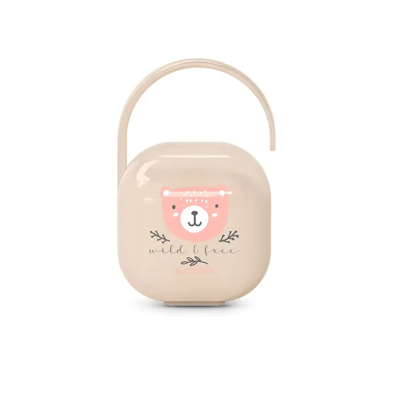 Suavinex Pacifier Holder +0 Months Wild&Free Pink