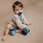Suavinex Silicone Pacifier Holder With Handle, +0 Months, Ballad Blue