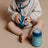 Suavinex Silicone Pacifier Holder With Handle, +0 Months, Deep Ocean