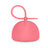 Suavinex Silicone Pacifier Holder With Handle, +0 Months, Fuchsia