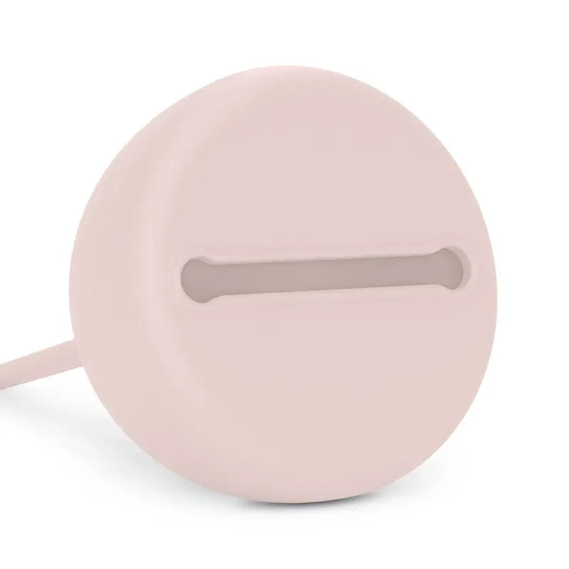 Suavinex Silicone Pacifier Holder With Handle, +0 Months, Rosewater